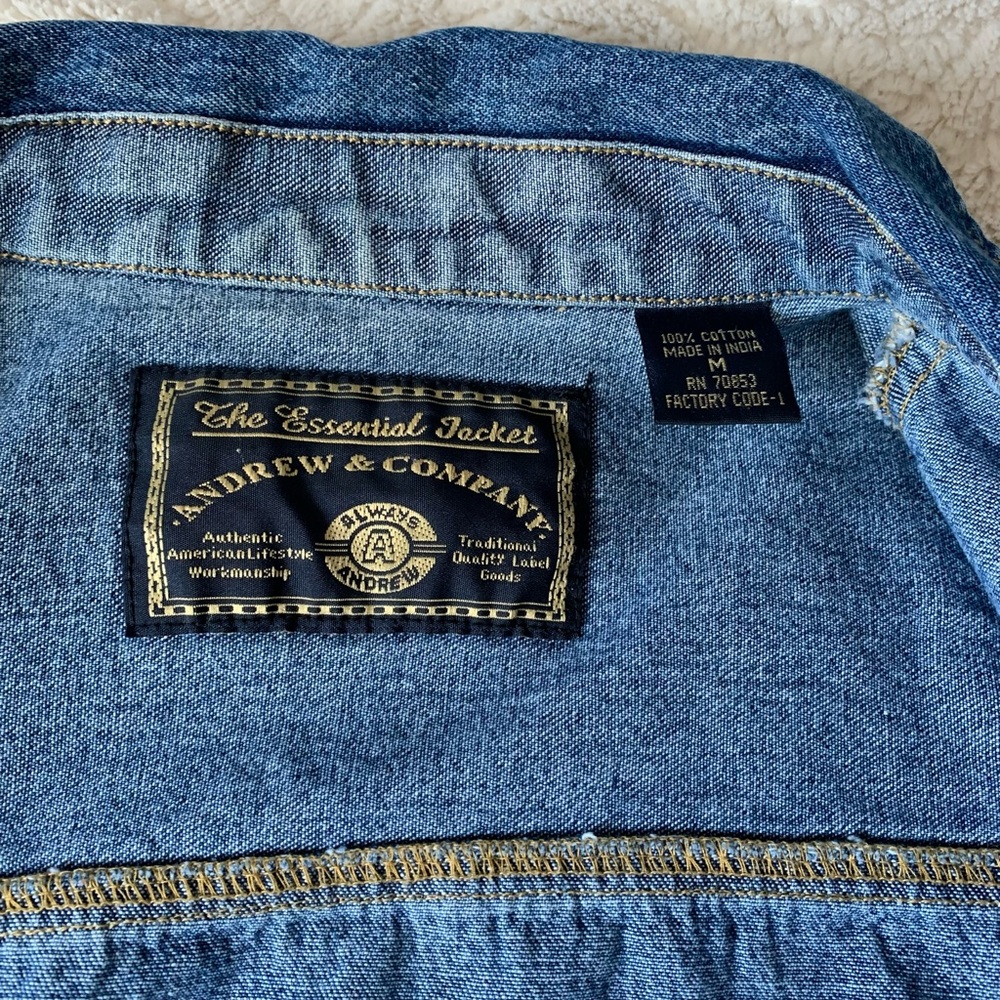 Andrew & Co jean jacket - Picture 7 of 8
